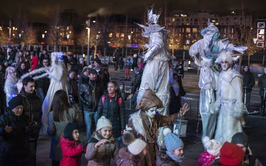 Moscow parks kick off winter season