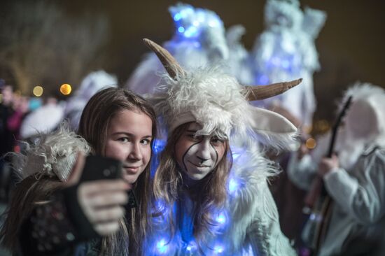 Moscow parks kick off winter season