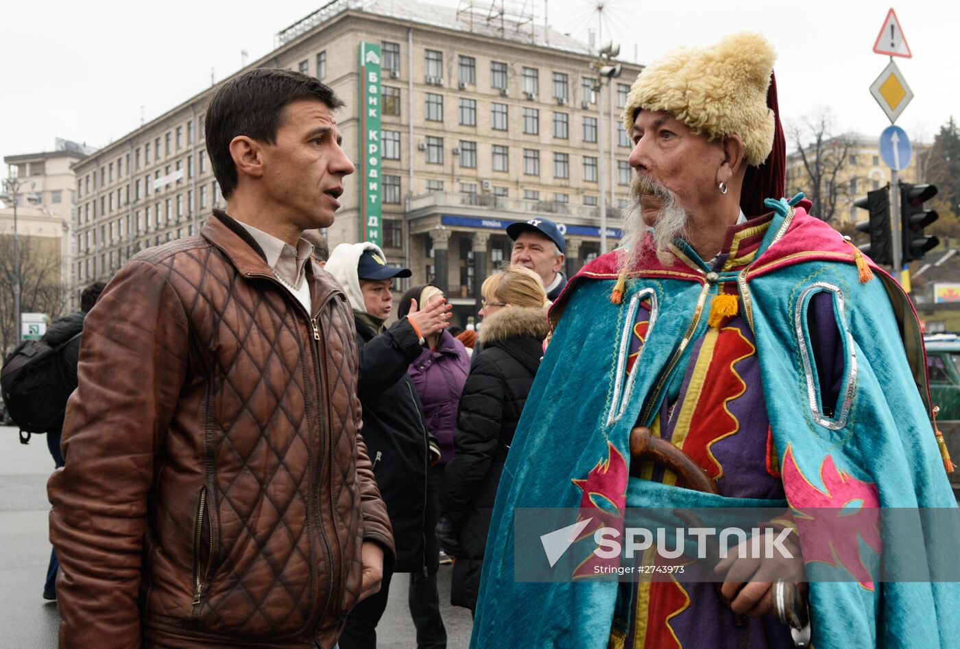 Anniversary of Orange Revolution in Kiev