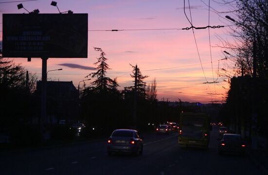 Power outage in Crimea