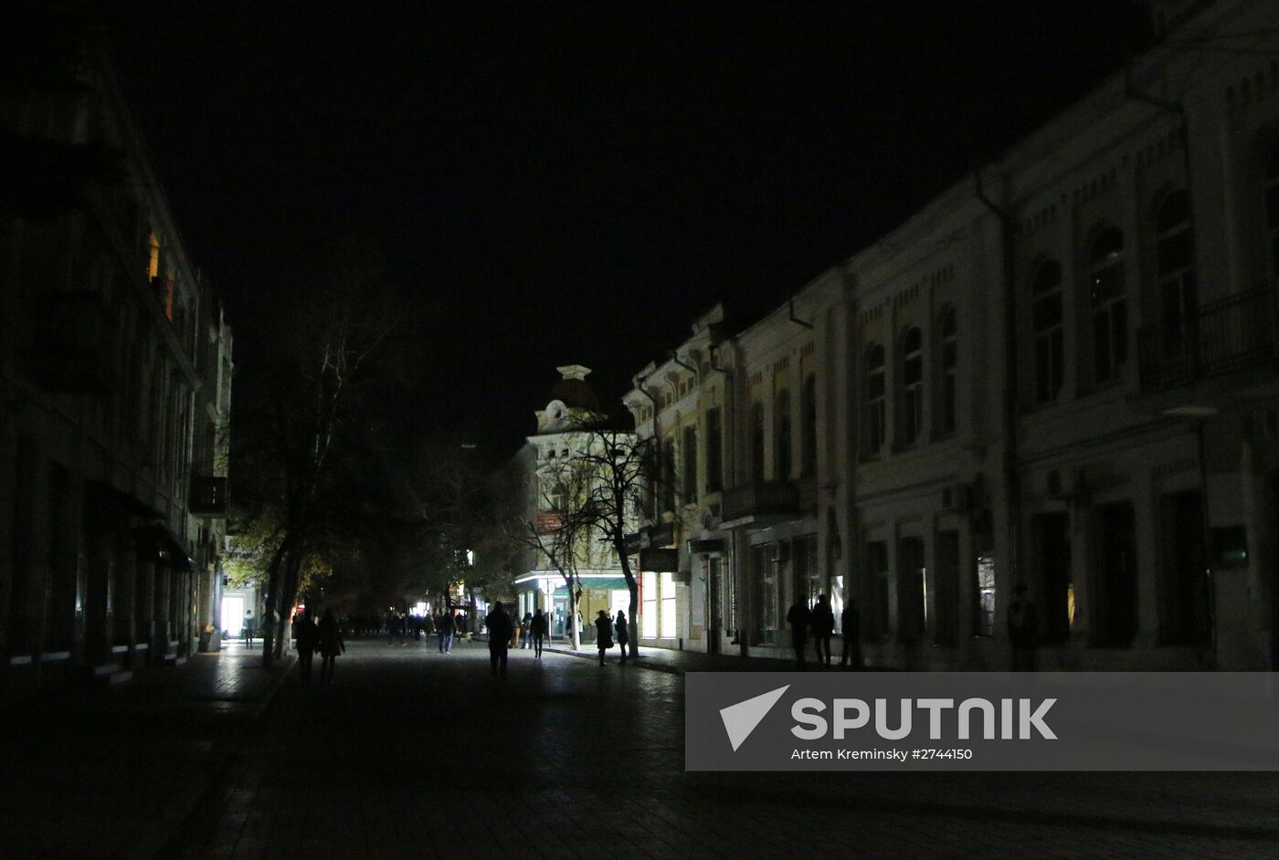 Power outage in Crimea