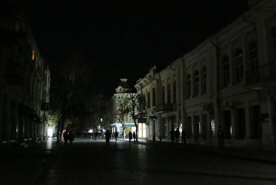 Power outage in Crimea