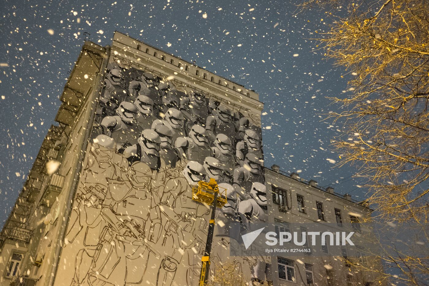 Star Wars graffiti appears in Moscow