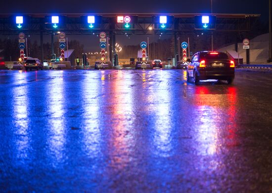 Traffic opens on toll section of M11 Moscow-St. Petersburg highway