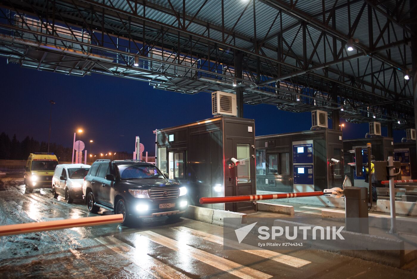 Opening of toll section of M11 Moscow–Saint Petersburg motorway