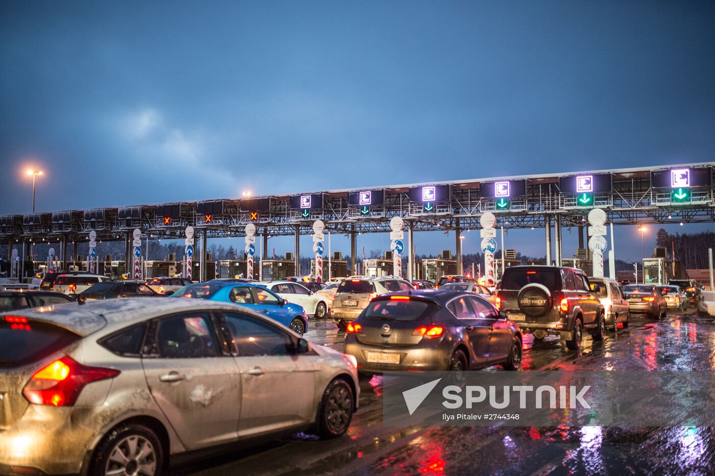 Opening of toll section of M11 Moscow–Saint Petersburg motorway