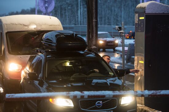 Opening of toll section of M11 Moscow–Saint Petersburg motorway