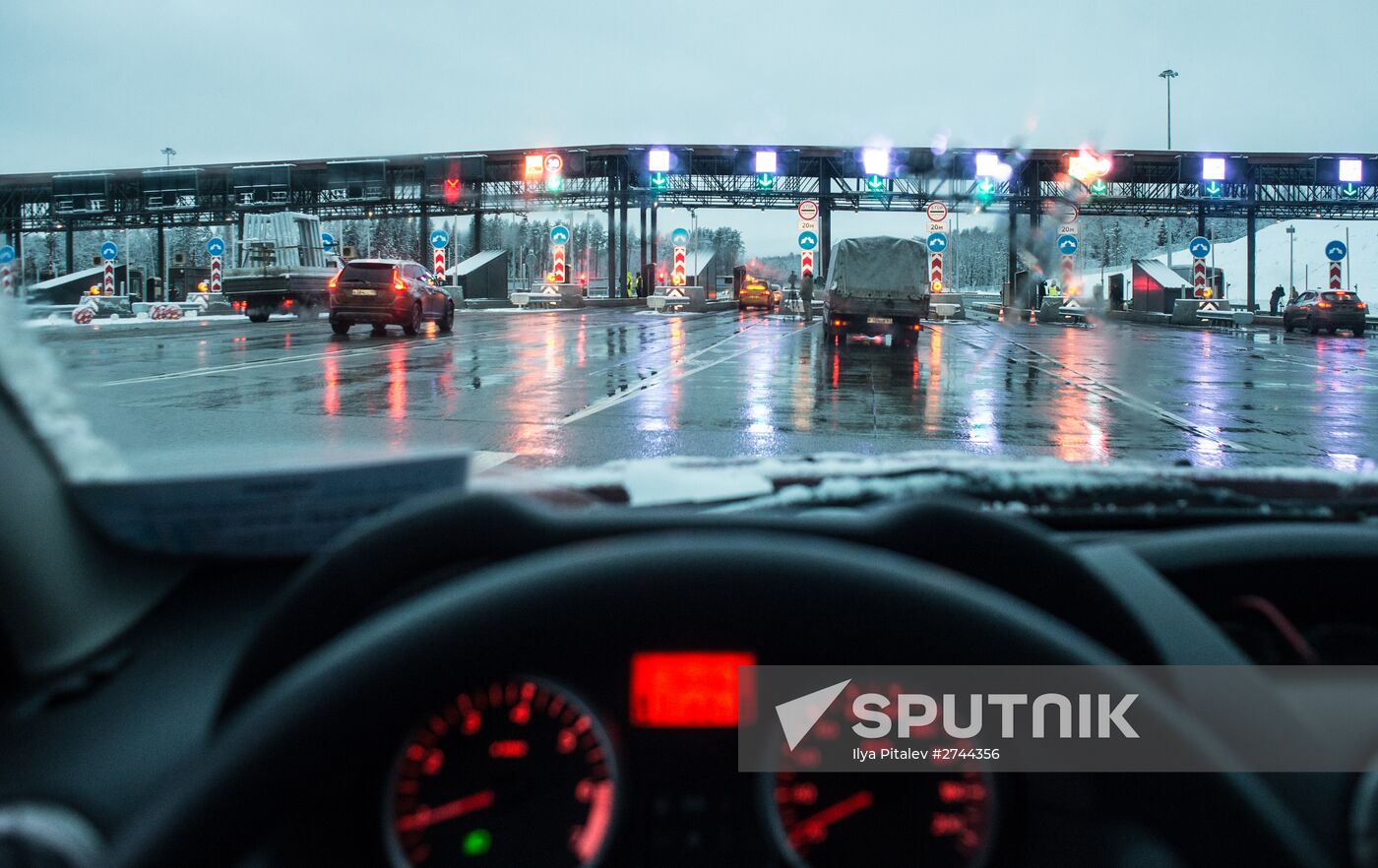 Opening of toll section of M11 Moscow–Saint Petersburg motorway