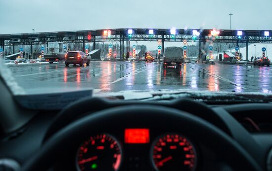 Opening of toll section of M11 Moscow–Saint Petersburg motorway