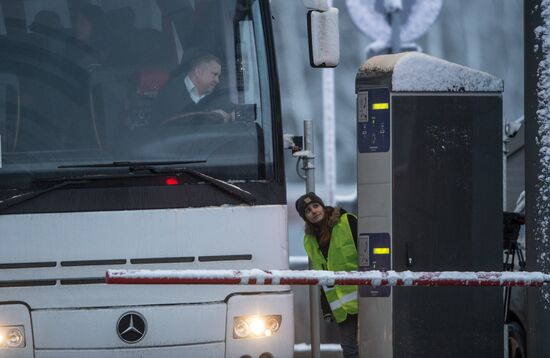 Opening of toll section of M11 Moscow–Saint Petersburg motorway