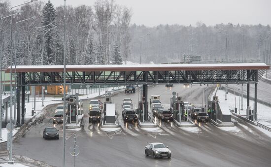 Opening of toll section of M11 Moscow–Saint Petersburg motorway