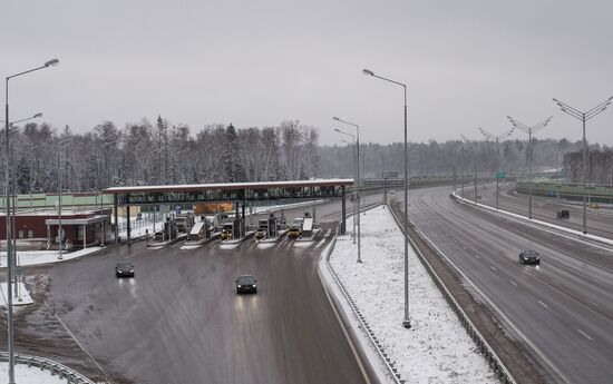 Opening of toll section of M11 Moscow–Saint Petersburg motorway
