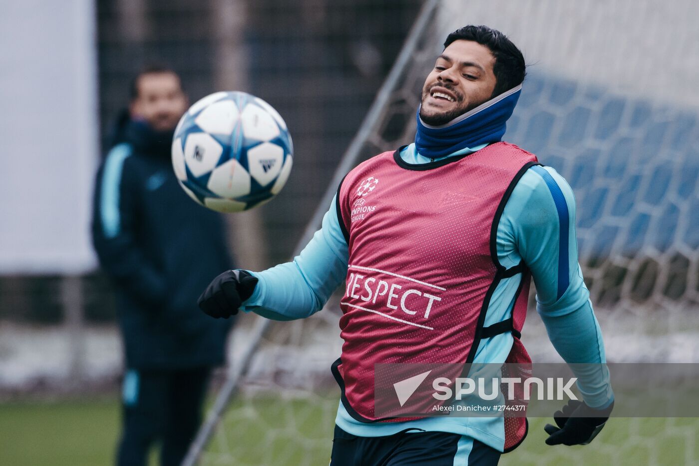 Football. Champions League. FC Zenit holds training session