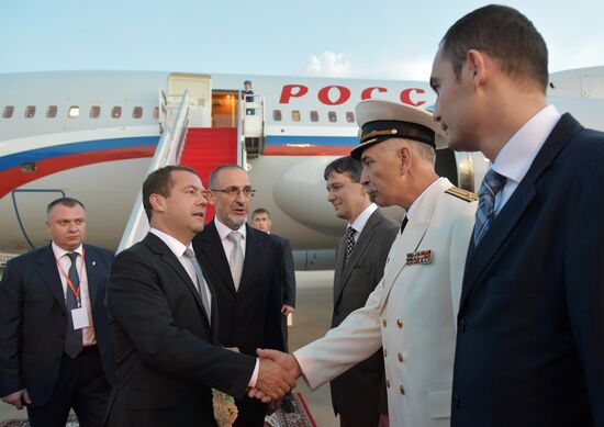 Russian Prime Minister Dmitry Medvedev's working trip to Cambodia