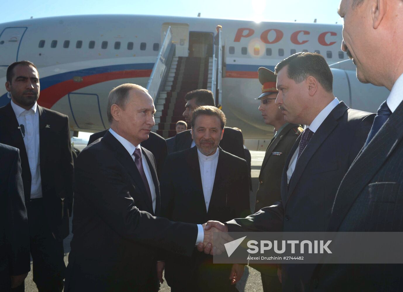 Russian President Vladimir Putin's working trip to Iran