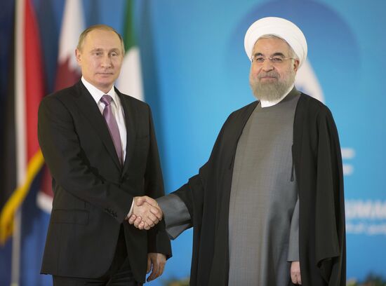 Russian President Vladimir Putin's working trip to Iran