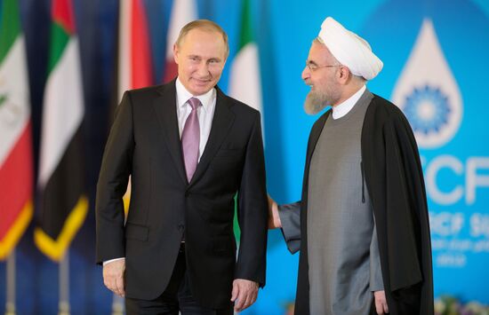 Russian President Vladimir Putin's working trip to Iran