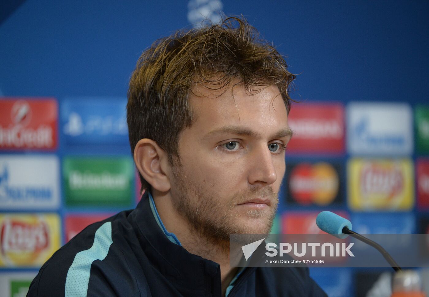 Football. Champions League. FC Zenit holds training session