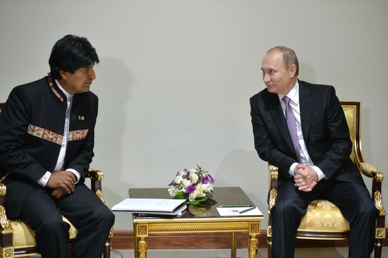 Russian President Vladimir Putin visits Iran