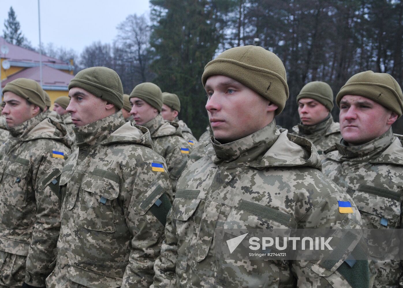 U.S. instructors start training Ukrainian soldiers near Lviv