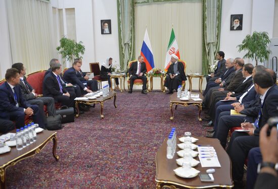 Russian President Vladimir Putin visits Iran