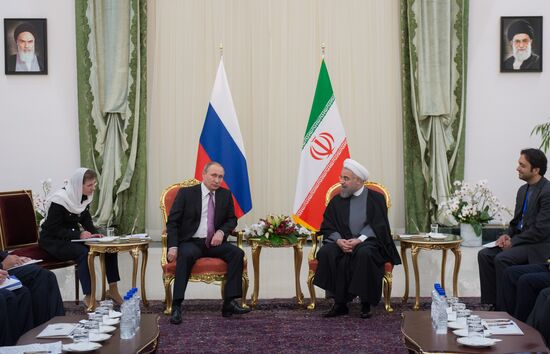Russian President Vladimir Putin's working trip to Iran