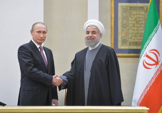 Russian President Vladimir Putin's working trip to Iran