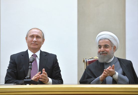 Russian President Vladimir Putin's working trip to Iran