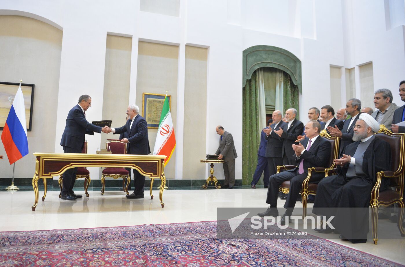 Russian President Vladimir Putin's working trip to Iran