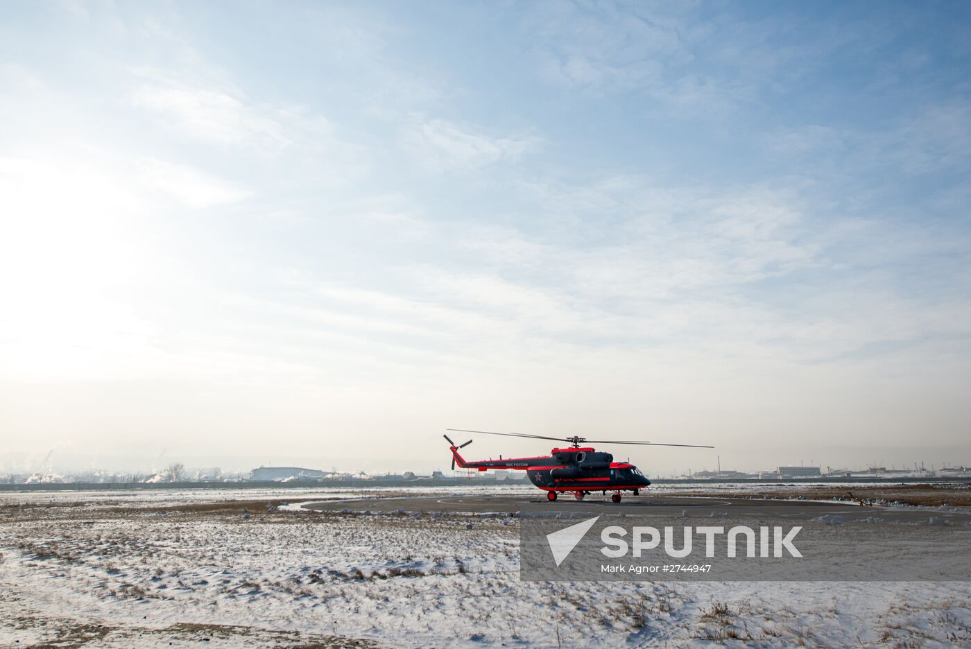 Flight tests of the Mil Mi-8AMTSH-VA Arctic helicopter at the Ulan-Ude Aviation Plant