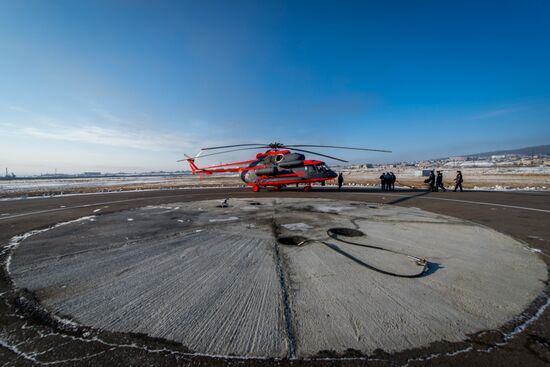 Flight tests of the Mil Mi-8AMTSH-VA Arctic helicopter at the Ulan-Ude Aviation Plant