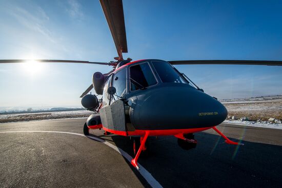 Flight tests of the Mil Mi-8AMTSH-VA Arctic helicopter at the Ulan-Ude Aviation Plant