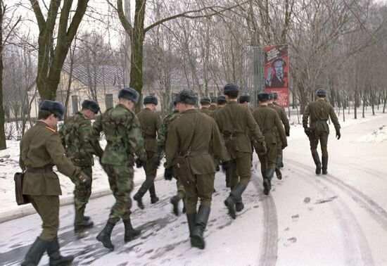 US military cadets' stay in the USSR