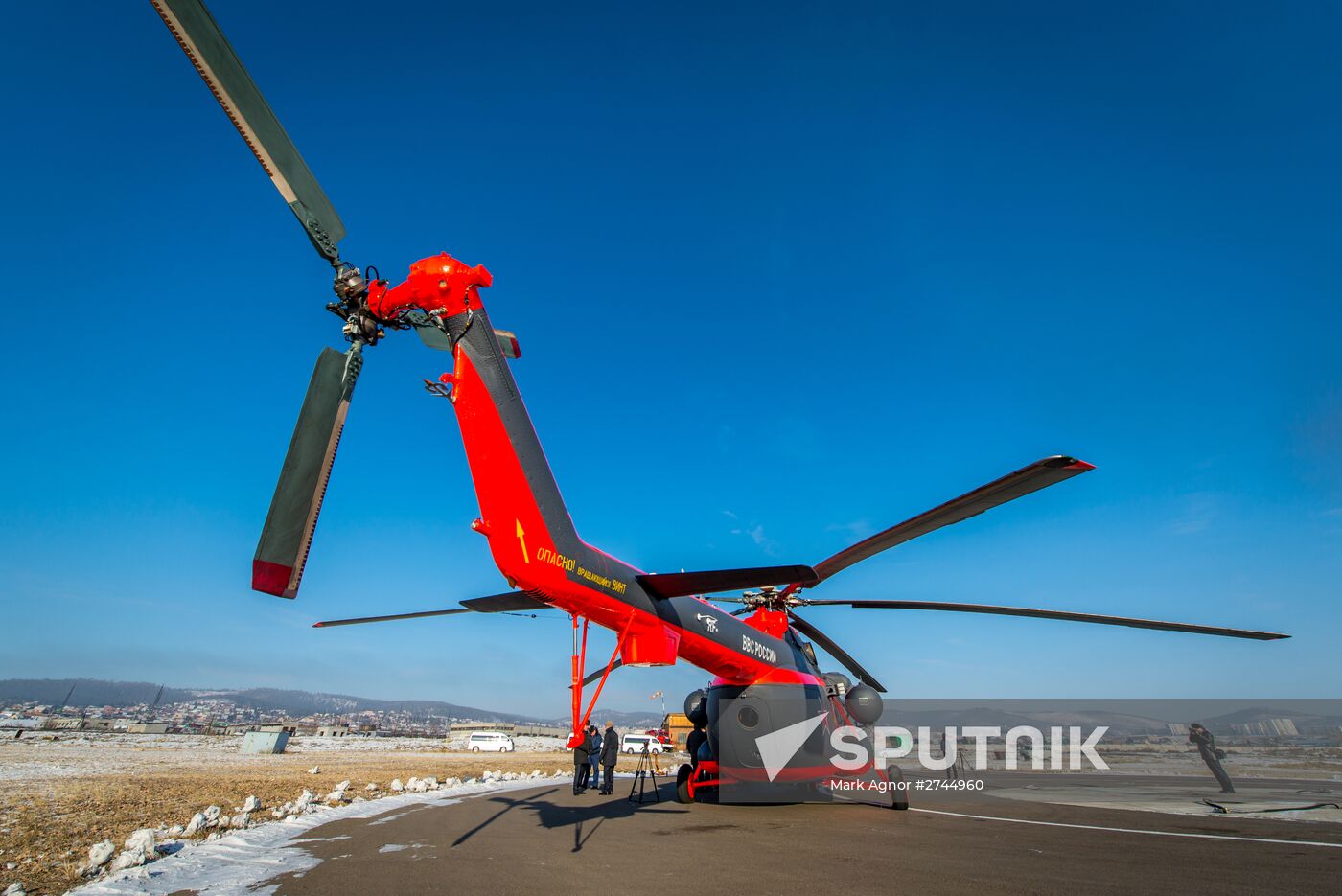 Flight tests of the Mil Mi-8AMTSH-VA Arctic helicopter at the Ulan-Ude Aviation Plant