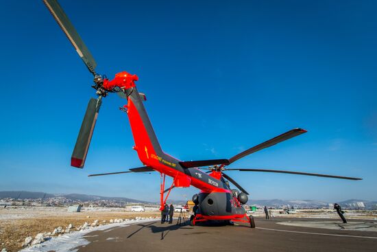 Flight tests of the Mil Mi-8AMTSH-VA Arctic helicopter at the Ulan-Ude Aviation Plant