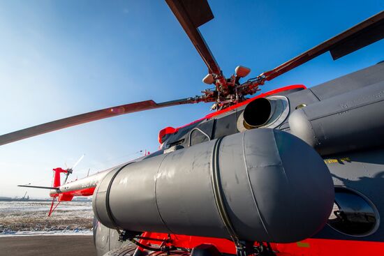 Flight tests of the Mil Mi-8AMTSH-VA Arctic helicopter at the Ulan-Ude Aviation Plant