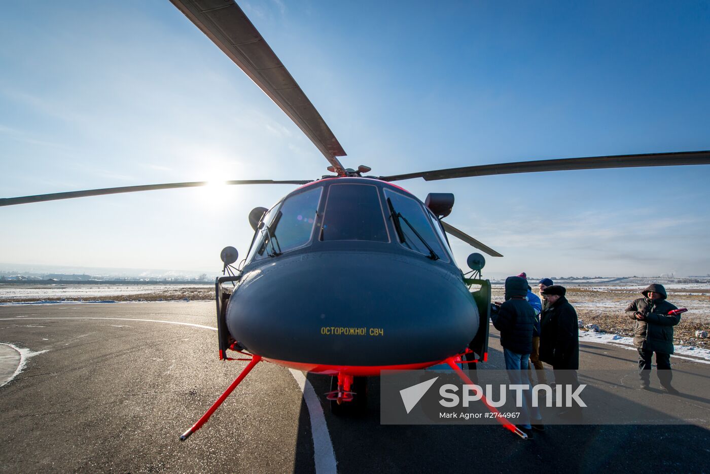 Flight tests of the Mil Mi-8AMTSH-VA Arctic helicopter at the Ulan-Ude Aviation Plant