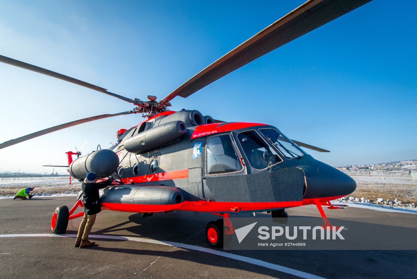 Flight tests of the Mil Mi-8AMTSH-VA Arctic helicopter at the Ulan-Ude Aviation Plant