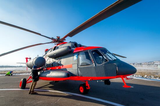 Flight tests of the Mil Mi-8AMTSH-VA Arctic helicopter at the Ulan-Ude Aviation Plant