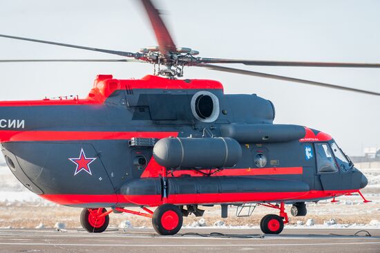 Flight tests of the Mil Mi-8AMTSH-VA Arctic helicopter at the Ulan-Ude Aviation Plant