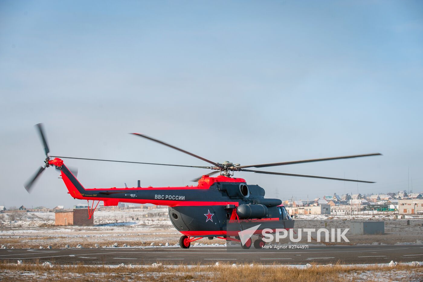 Flight tests of the Mil Mi-8AMTSH-VA Arctic helicopter at the Ulan-Ude Aviation Plant
