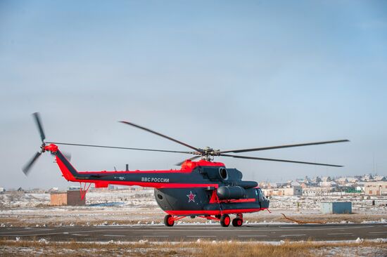 Flight tests of the Mil Mi-8AMTSH-VA Arctic helicopter at the Ulan-Ude Aviation Plant