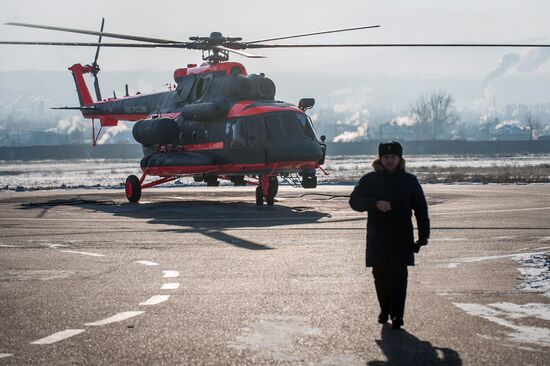 Flight tests of the Mil Mi-8AMTSH-VA Arctic helicopter at the Ulan-Ude Aviation Plant
