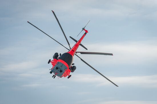 Flight tests of the Mil Mi-8AMTSH-VA Arctic helicopter at the Ulan-Ude Aviation Plant