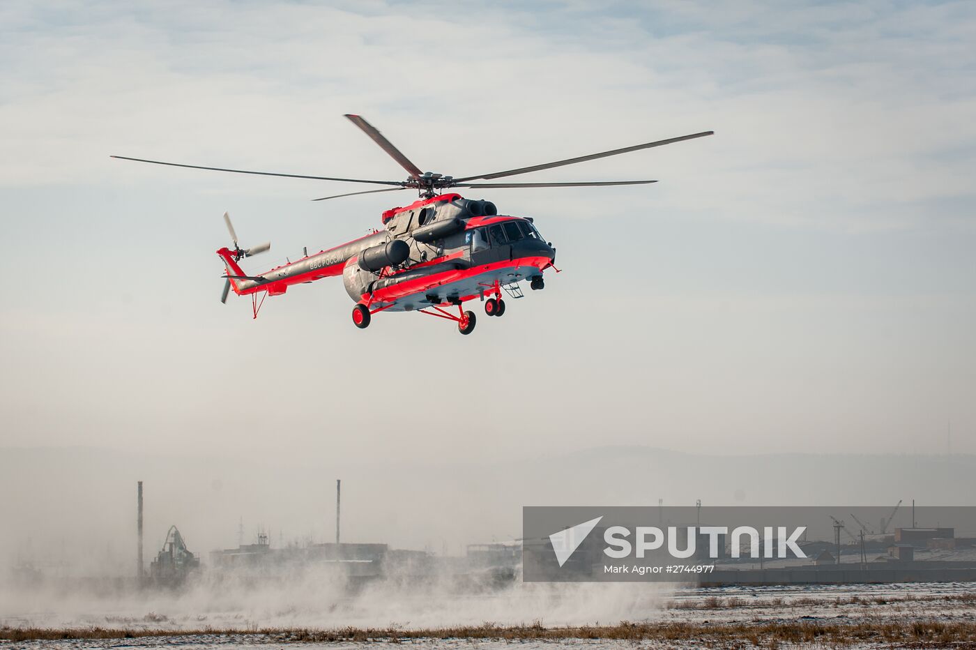 Flight tests of the Mil Mi-8AMTSH-VA Arctic helicopter at the Ulan-Ude Aviation Plant
