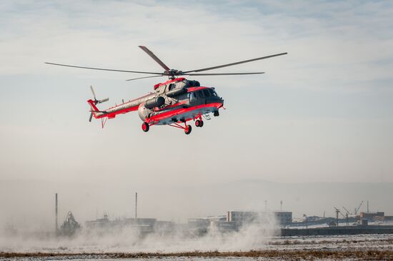 Flight tests of the Mil Mi-8AMTSH-VA Arctic helicopter at the Ulan-Ude Aviation Plant