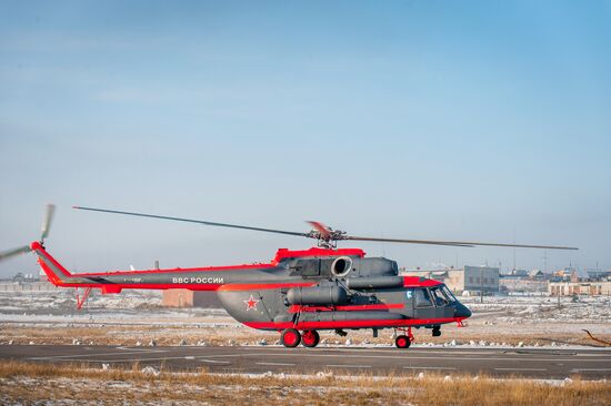 Flight tests of the Mil Mi-8AMTSH-VA Arctic helicopter at the Ulan-Ude Aviation Plant