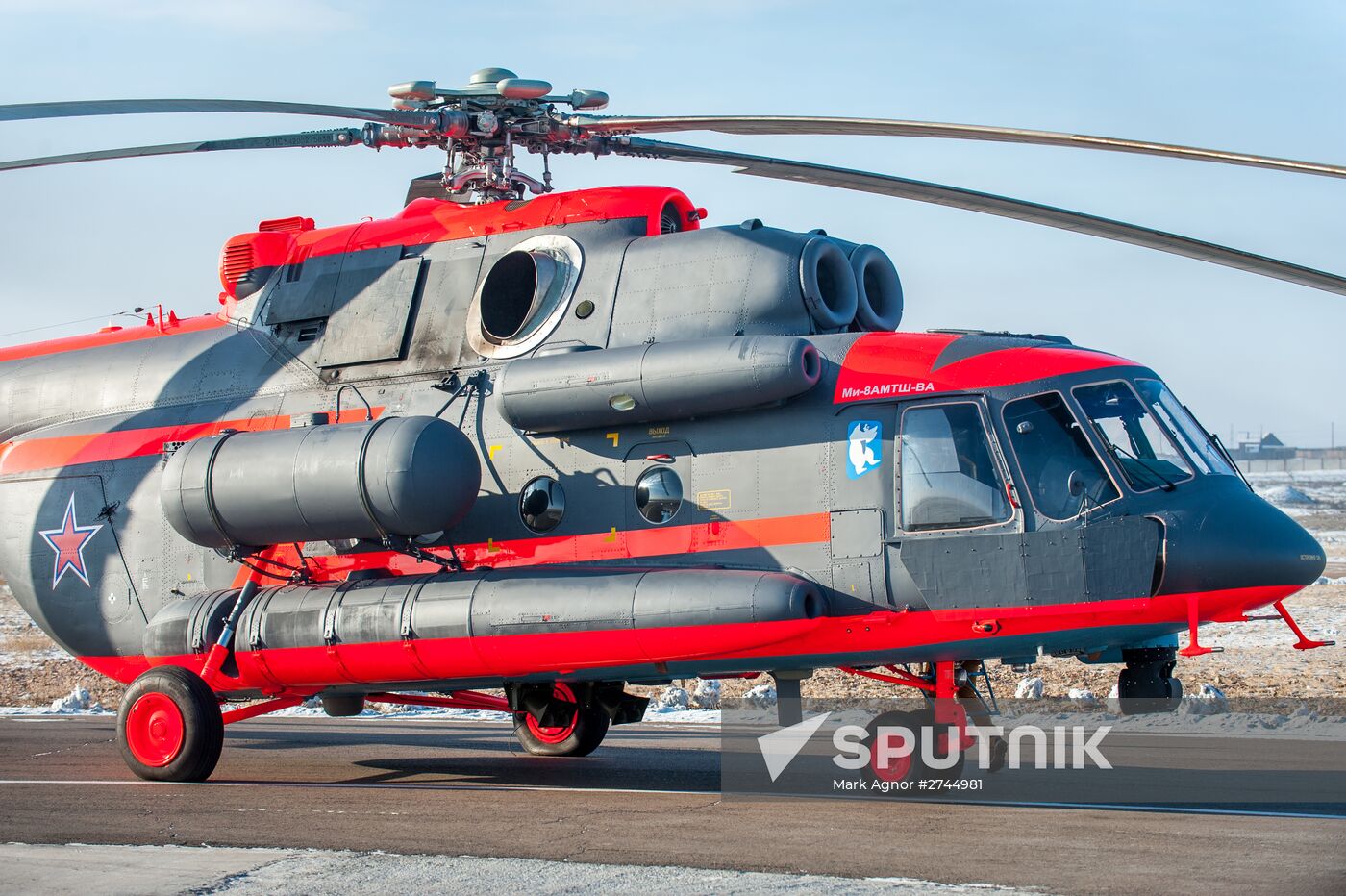 Flight tests of the Mil Mi-8AMTSH-VA Arctic helicopter at the Ulan-Ude Aviation Plant