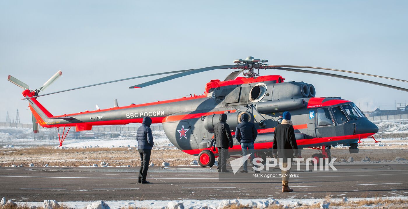 Flight tests of the Mil Mi-8AMTSH-VA Arctic helicopter at the Ulan-Ude Aviation Plant