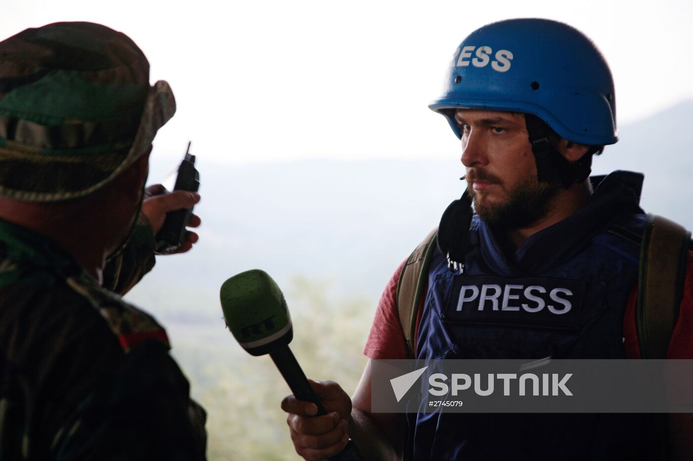 Russian journalists under fire in Syria